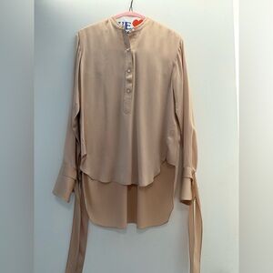 rag & bone blush silk blouse